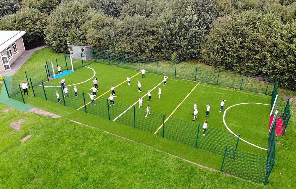 Children Exercising Outside